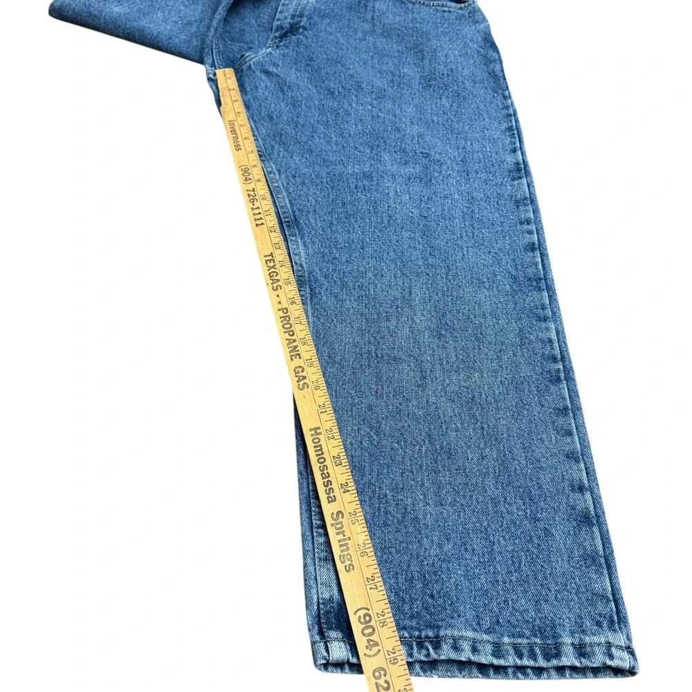 Wrangler Relaxed Fit‎ Jeans Mens 42x29 Blue Denim Straight Leg Casual Pants